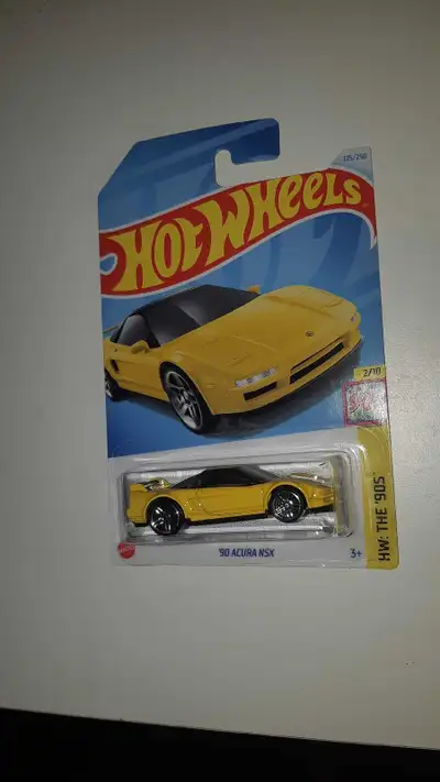 '90 Acura NSX Hot Wheels The '90s 2024 release 1/64 scale $5 each 2 available Jdm cars, Honda, acura...