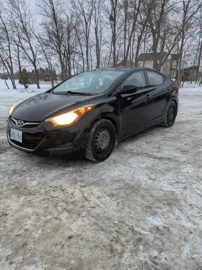 I've got a 2015 Hyundai Elantra for sale with a 6speed manual transmission. It has 168000 kms on it...