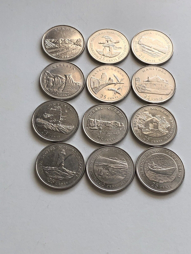 1992 provincial quarter set. Coins in Arts & Collectibles in Hamilton - Image 2