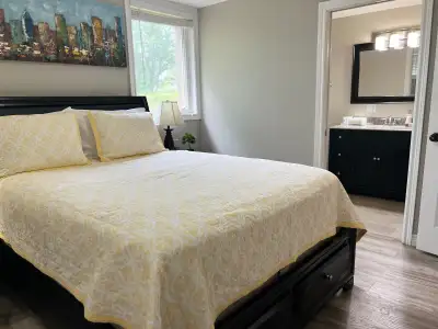 We have two bedrooms for rent in Stratford. Each room has an attached bathroom. Utilities included w...