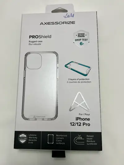 Axessorize Pro shield Rugged case iPhone 12/ 12 Pro New