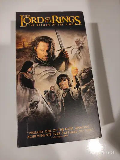 Lord of the Rings: The Return of the King VHS, View more