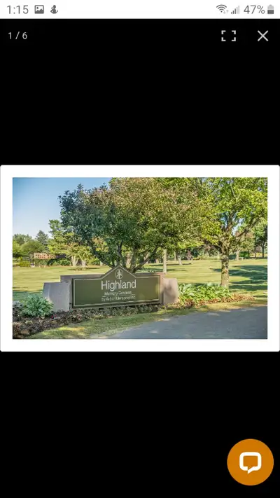 Double Depth plot, for 2 caskets, 2 burial vaults & 2 Interments ( Opening & Closing.) The plot is l...