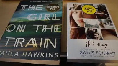 THE GIRL ON THE TRAIN / IF I STAY SOFT COVER BOOKS, View more
