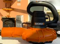 LIKE NEW WORX TRIVAC WG508 12 AMP 240 MPH 3in1 ELECTRIC BLOWER M
