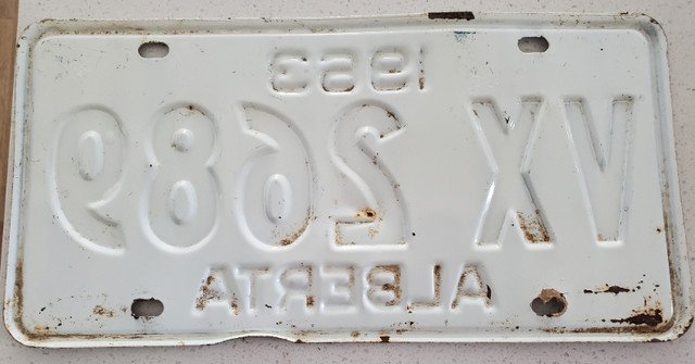 1963 Alberta License Plate in Arts & Collectibles in Kamloops - Image 2