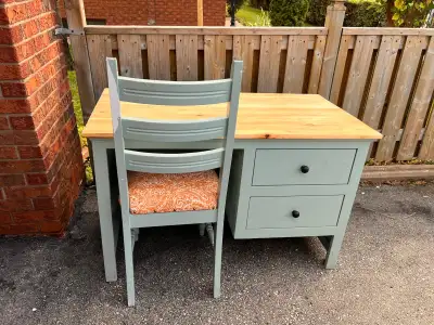 Vintage Solid Wood Desk, View more