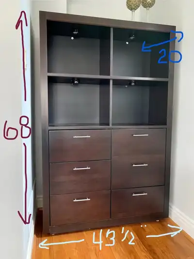 Multi storage and display unit with built in lighting, View more