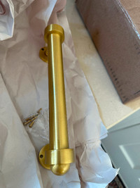 Brass door handle