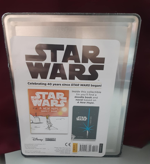 Star Wars 40 year Anniversary Book & Novel in Collector Tin in Arts & Collectibles in Brantford - Image 2