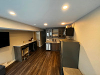 Fully furnished basement suite