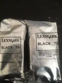 LEXMARK PRINTER CARTRIDGE BLACK 75 FOR SALE
