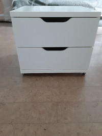 Ikea Printer Cart with Drawers and Wheels