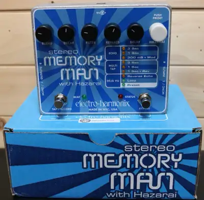 Electro-Harmonix Stereo Memory Man With Hazarai Digital Delay, View more