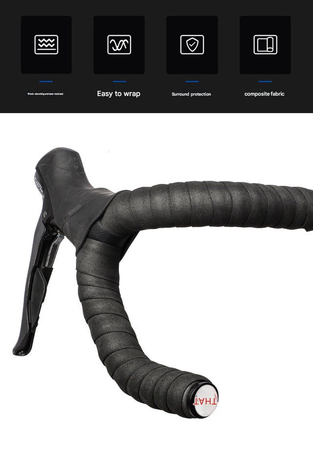 Road Bike Handlebar Tape, High-Elastic EVA Bar Tape in Clothing, Shoes & Accessories in City of Toronto - Image 6