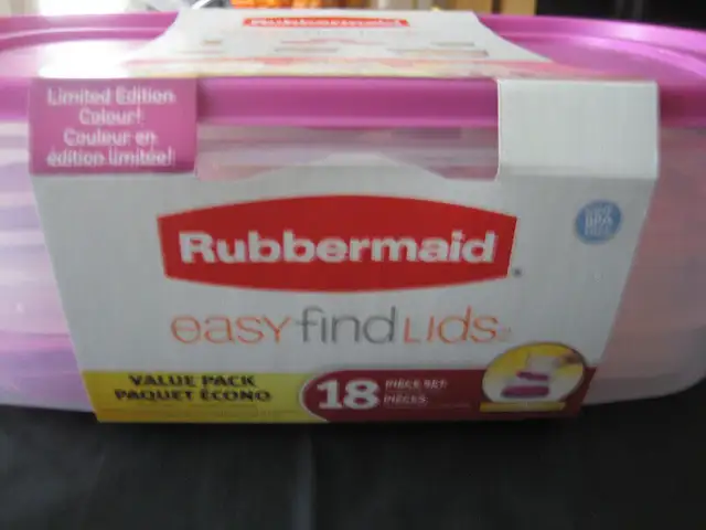 Rubbermaid Easy Find Lid Food Storage Set, 18 Piece - Brand New63010223686275121