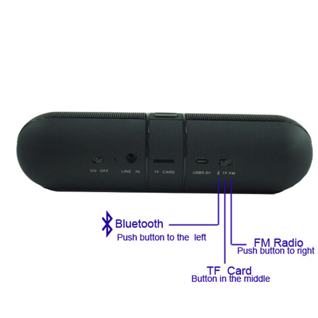 Bluetooth FM Portable Speakers style Pill Beats Pro Audio Radio dans Haut-parleurs  à Laval/Rive Nord - Image 4