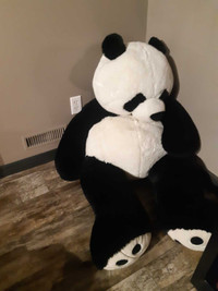 Large stuffed panda bear