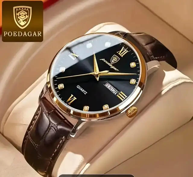 quartez poedgar leather watch62863728264963121