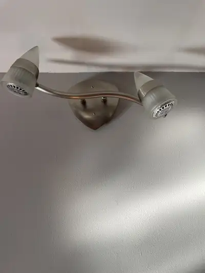 Stylish 2-cone light fixture, View more