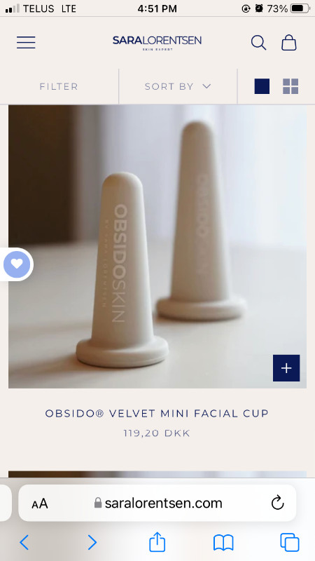 Obsido velvet facial cups in Health & Special Needs in Renfrew