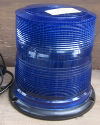 $75 Vintage Whelen blue light strobe beacon roof light 12v