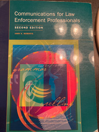 Communications for Law Enforcement Professionals - for offers!