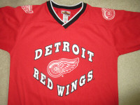 Detroit Red Wings Jersey, Large 14-16