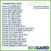 ECOGARD XC35519 Cabin Air Filter - Honda Acura - Brand New