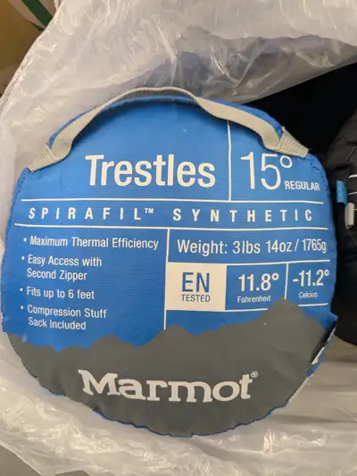 Marmot Mummy-Style Sleeping Bag, View more