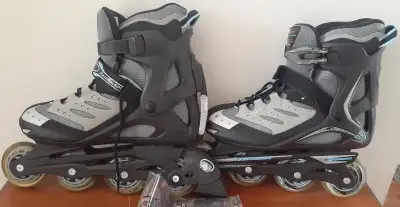 RollerBlade Geoblade ABT W pour femme comme neuf Dimension 8 Couleur Gris bleu azur Très bonne affai...