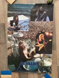 Metallica Vintage Music Poster Day on the Green 1985-86 *RARE*