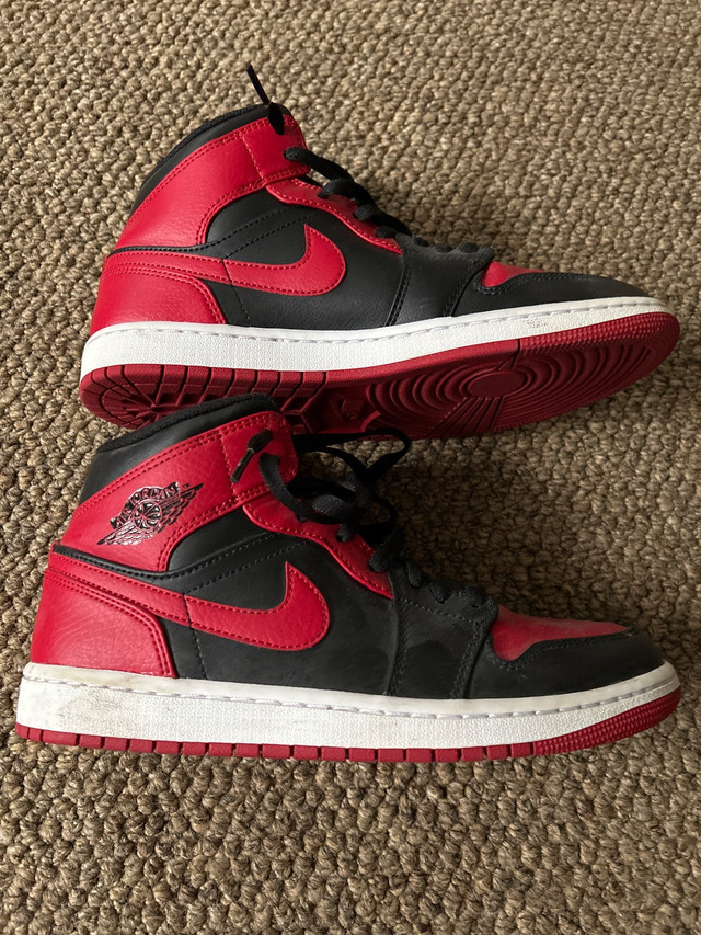 Jordan 1 mid “banned” size 8 in Men's Shoes in Strathcona County