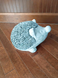 Watching hedgehog statue. Concrete and Stone. Brand New.