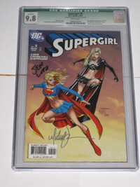 DC Comics Supergirl#5 CGC 9.8 Signed Turner & Loeb comic book
