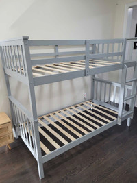 New single over single bunk bed 