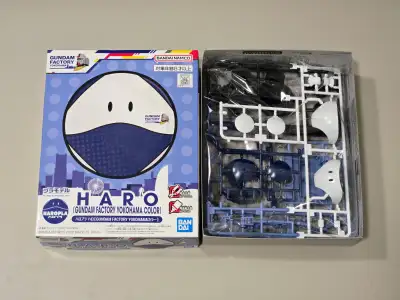 brand new plastic model kit with unopened inner packaging gundam factory yokohama color