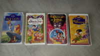 VHS (4) Collection Walt Disney