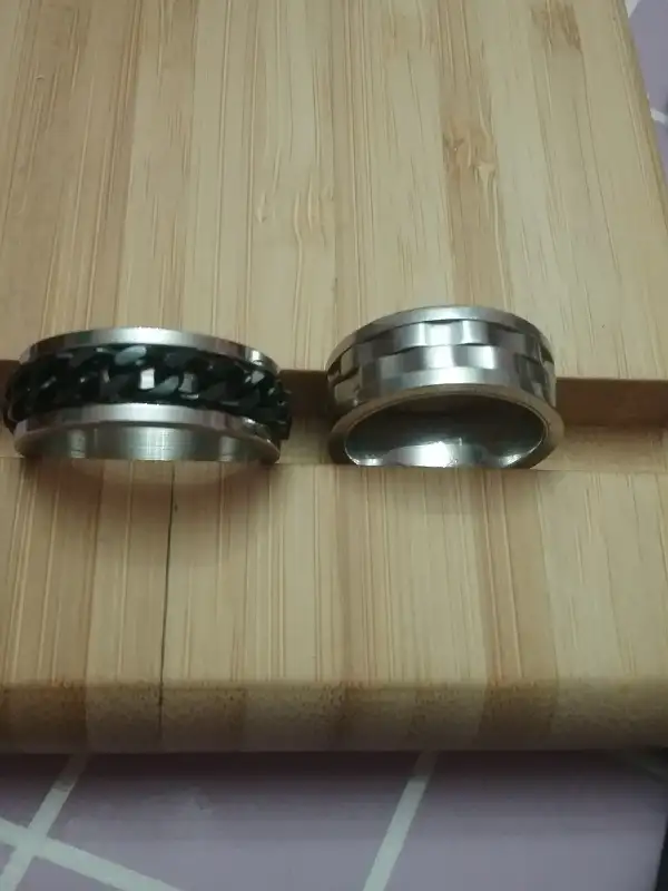 3 mens stainless steel ri gs all like new hurry they wont last in Jewellery & Watches in City of Halifax - Image 6