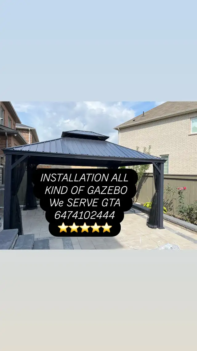  Gazebo installation65745639474690121