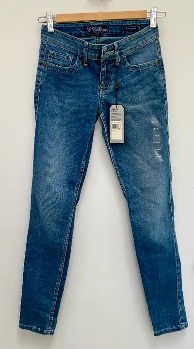 Brand New GUESS Power Skinny Blue Jeans, View more