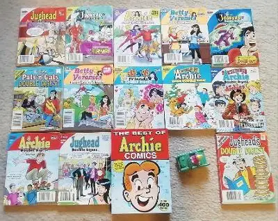 Archie Comic Digest Lot, - other newspaper cartoon books, View more