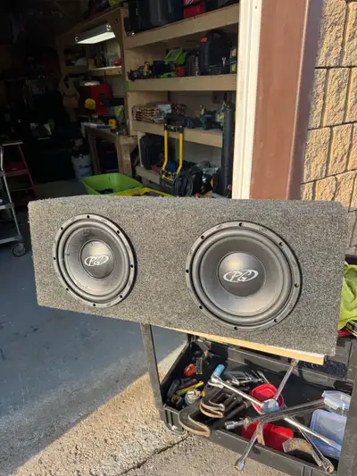 10” PG Speakers and Box, View more