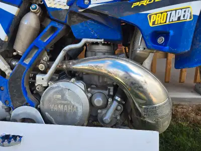 2015 yz250 with ownership all rebuilt pro circuit pipe muffler vforce3 reeds new tires newer plastic...