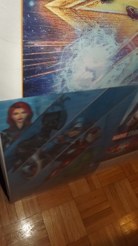 AVENGERS SUPERHEROES MARVEL 3D POSTER/HULK,IRONMAN,WIDOW,CAPTAIN in Arts & Collectibles in City of Toronto - Image 3
