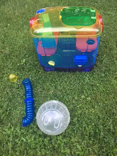 Hampster cage with ball $40