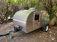 Custom built teardrop trailer