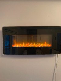 Wall mount heater/ fireplace