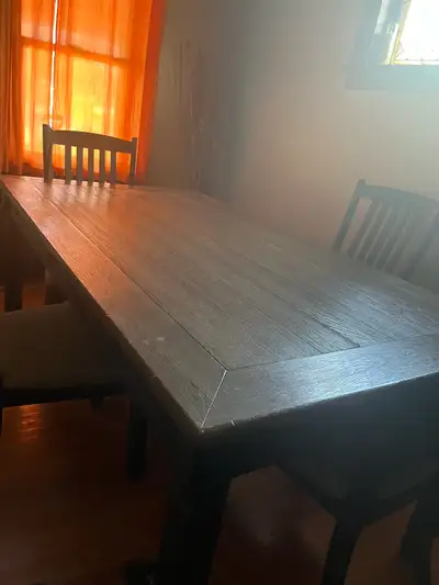 Dining set with 4 chairs, View more