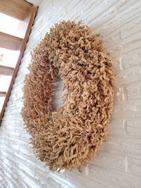 Wicker / Paper Wreath - 2ft Wide